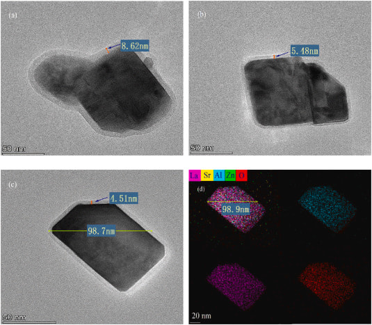 an x-ray image of 4 close ups of fuel cells